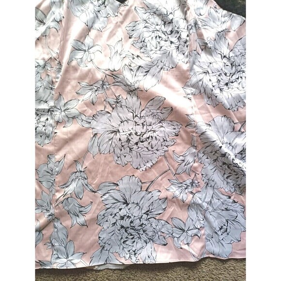 Cacique Lingerie Babydoll Chemise Nightgown Size 18/20 Pink Floral Lace Trim - Picture 6 of 8